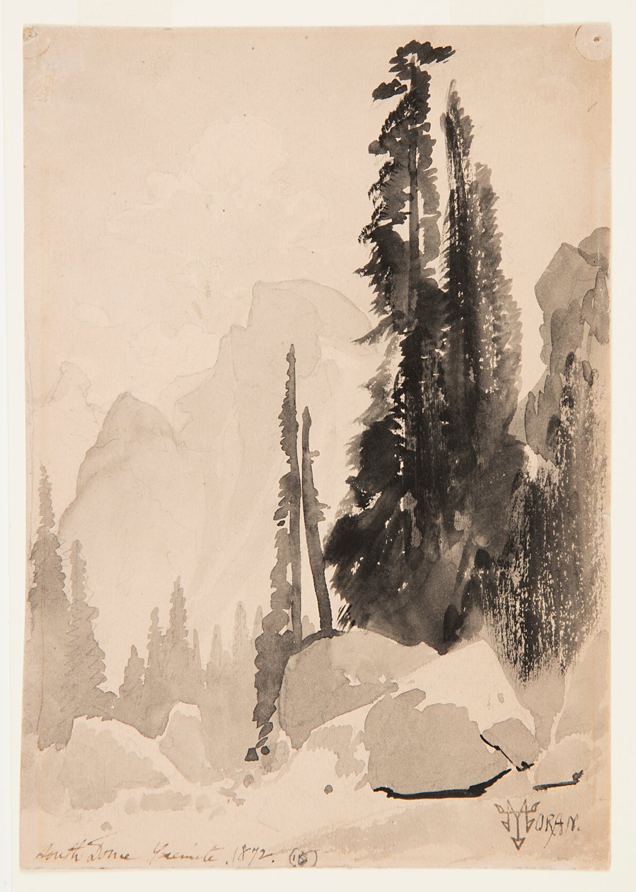 Half Dome, Yosemite de Thomas Moran