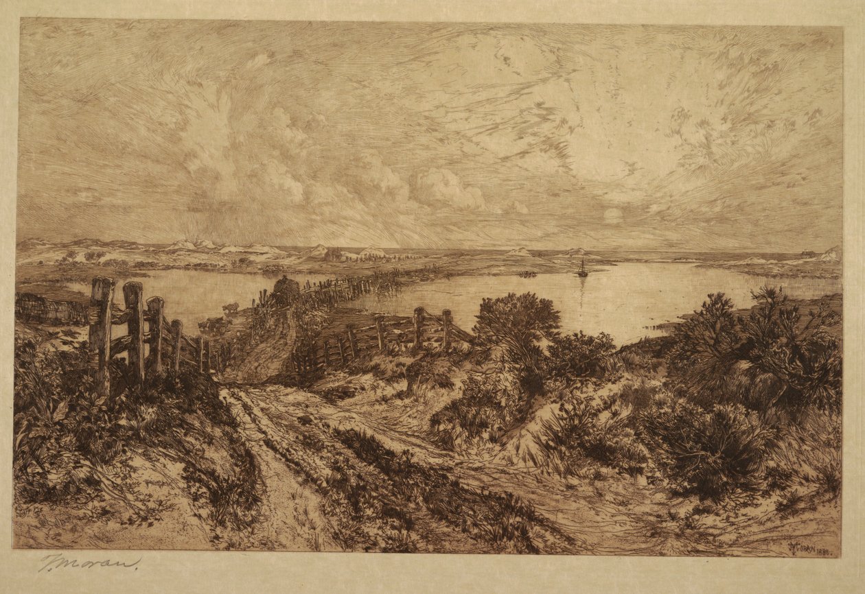 Mañana, Hook Pond, East Hampton de Thomas Moran