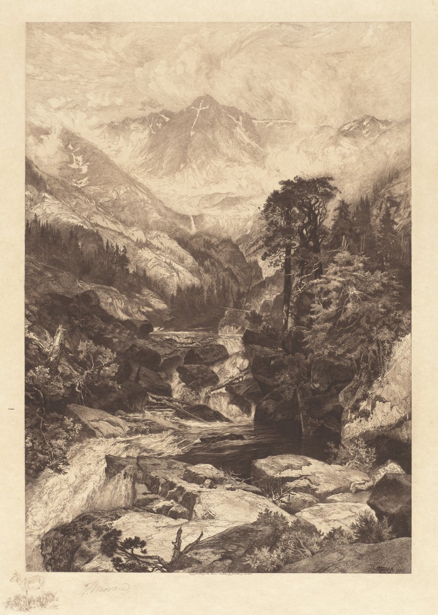 Montaña de la Santa Cruz, Colorado de Thomas Moran