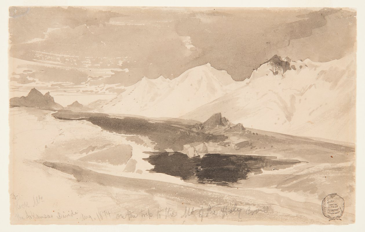 La división de Arkansas de Thomas Moran