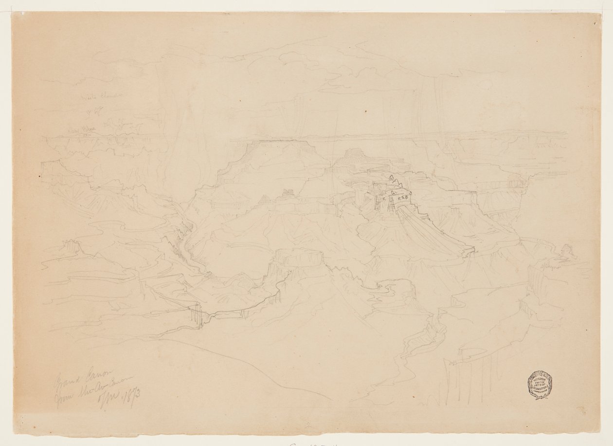 El Gran Cañón bajo la lluvia de Thomas Moran