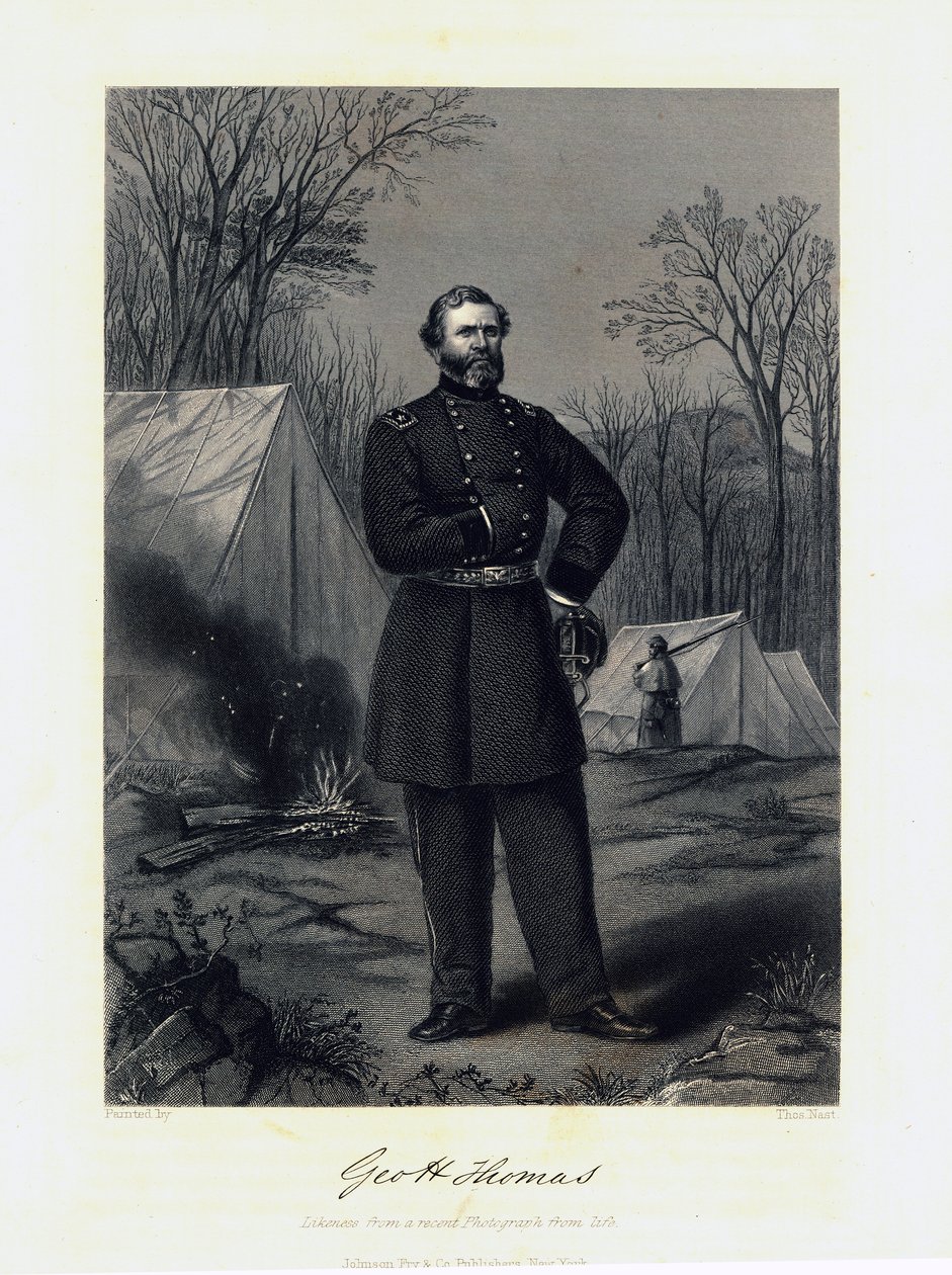 "Gral. George H. Thomas" (Unión) de Thomas Nast