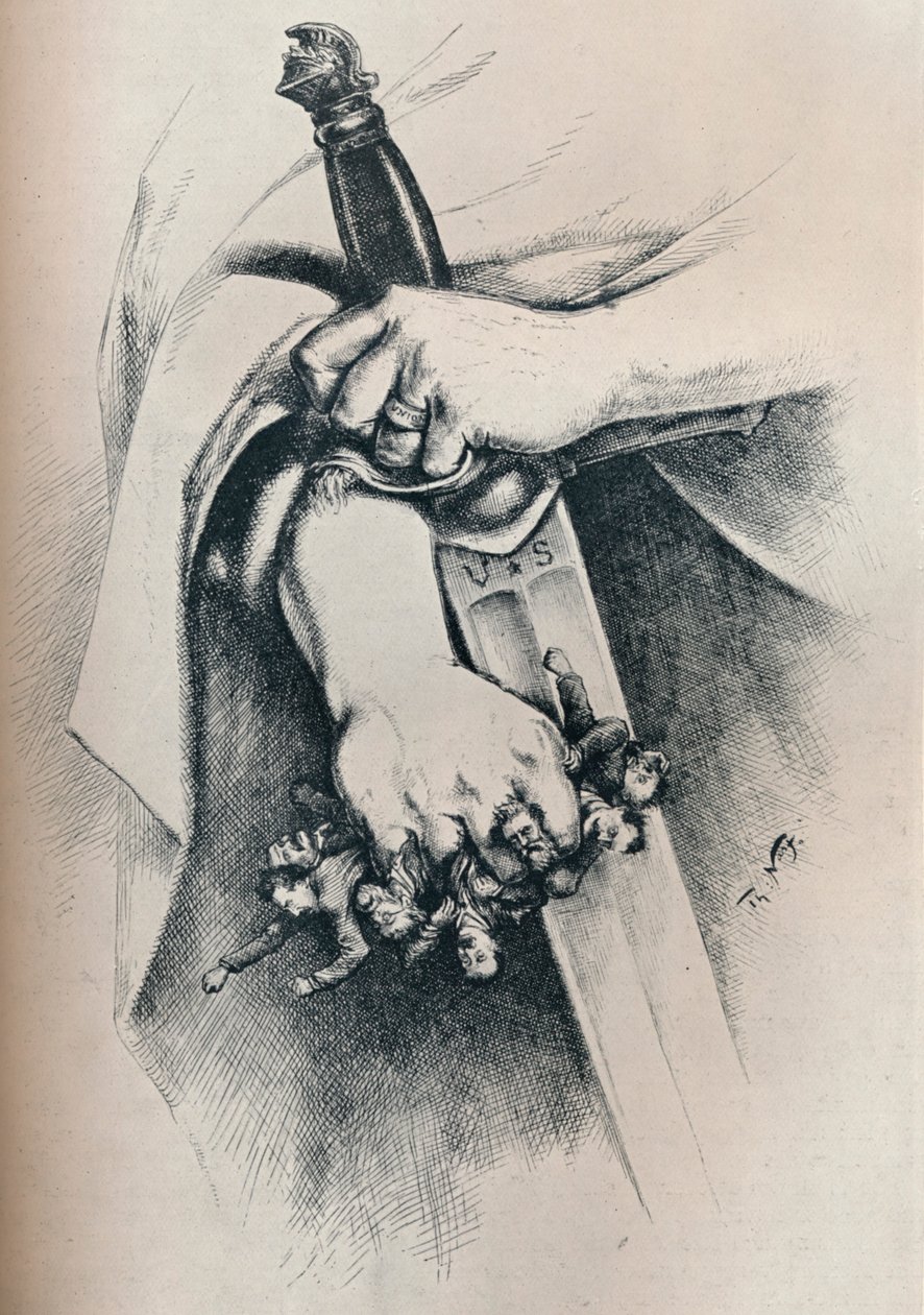 La libertad no es anarquía, 1886, 1929 de Thomas Nast