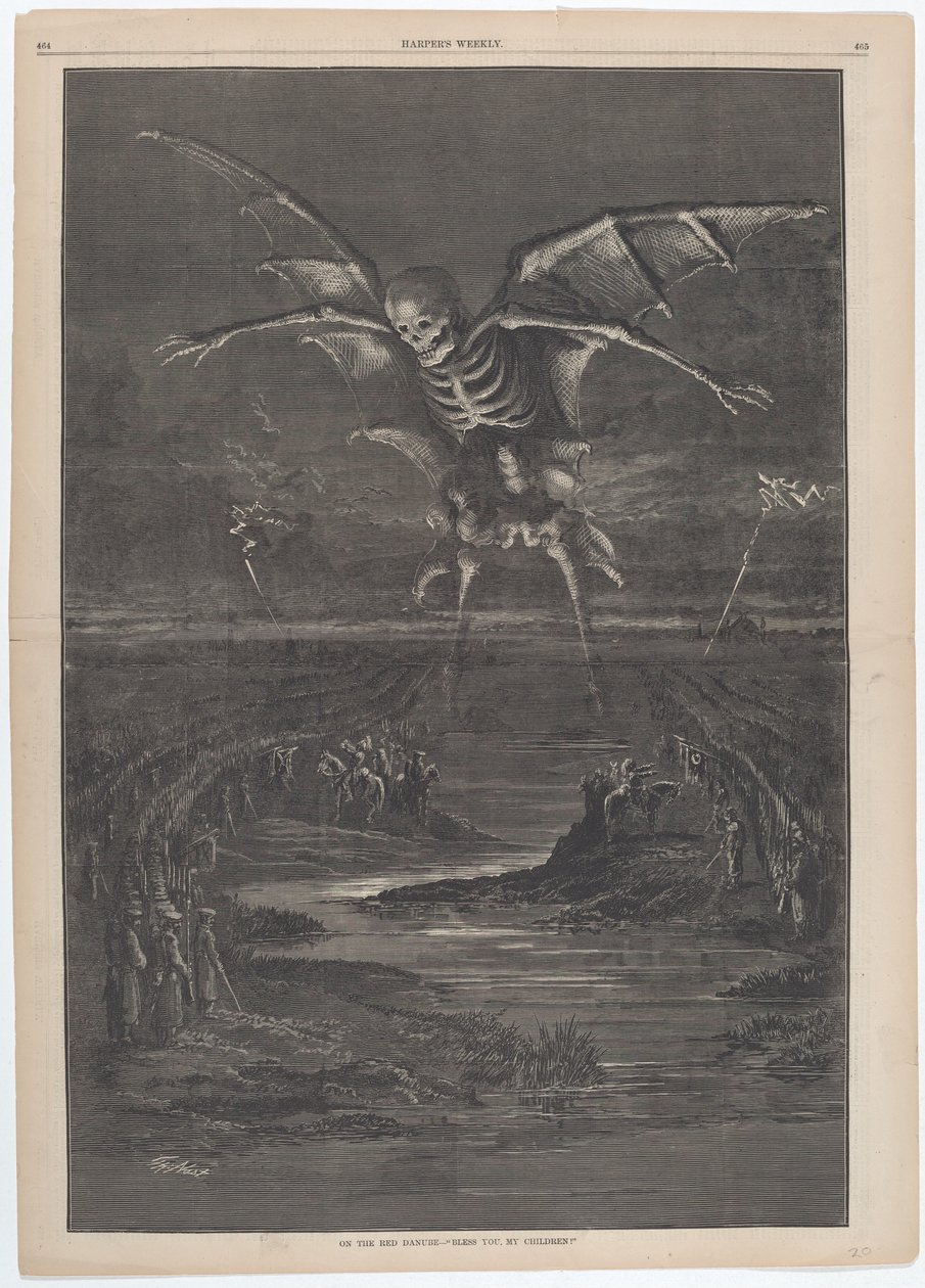 En el Danubio Rojo - "¡Benditos sean, mis hijos!" de Thomas Nast