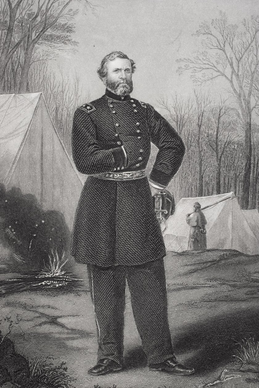 Retrato del General George Henry Thomas (1816-70) de Thomas Nast