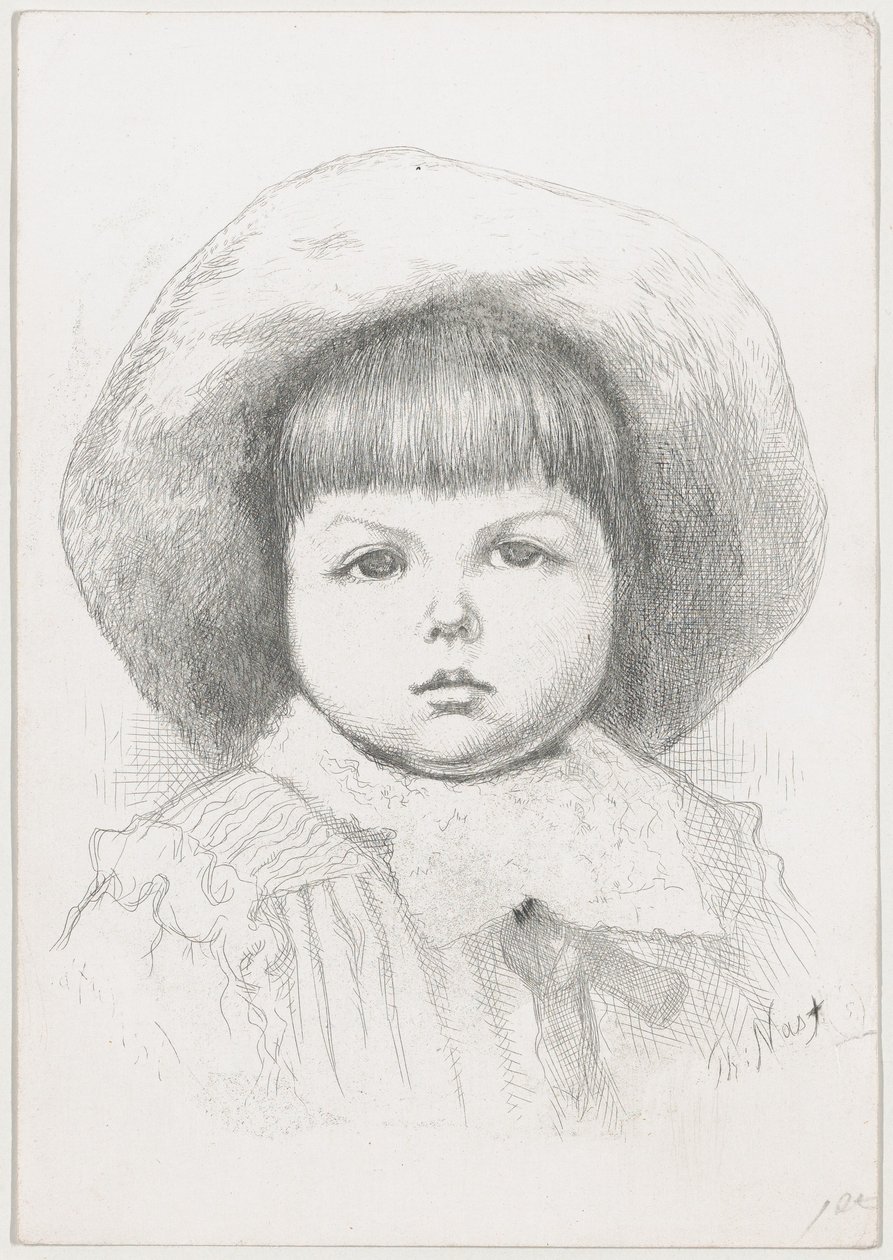 Retrato de un niño Cyril Nast, después de 1879 de Thomas Nast