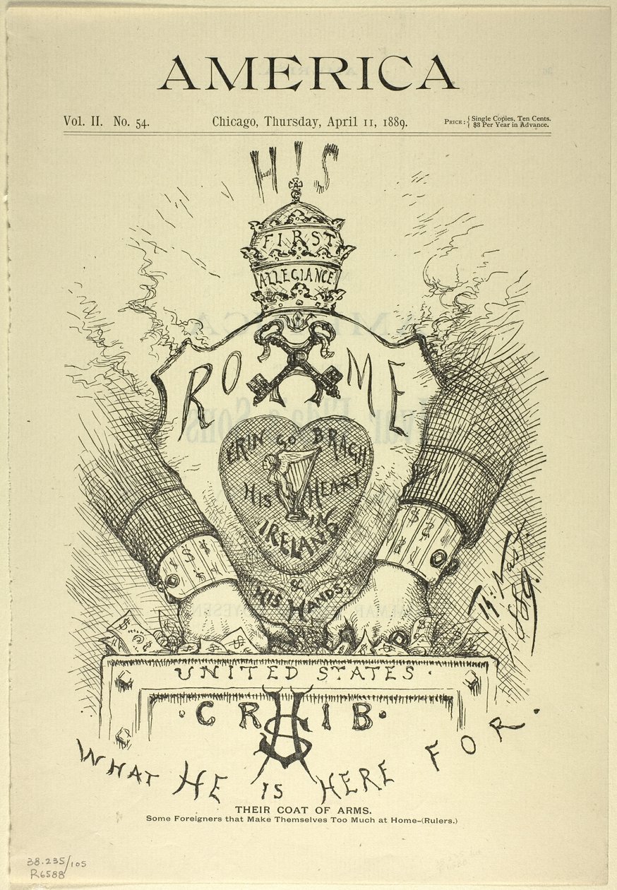 Su escudo de armas de Thomas Nast