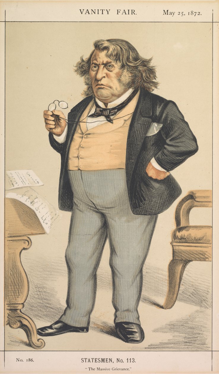 Vanity Fair: Statesman, No. 113 "The Massive Grievance" de Thomas Nast