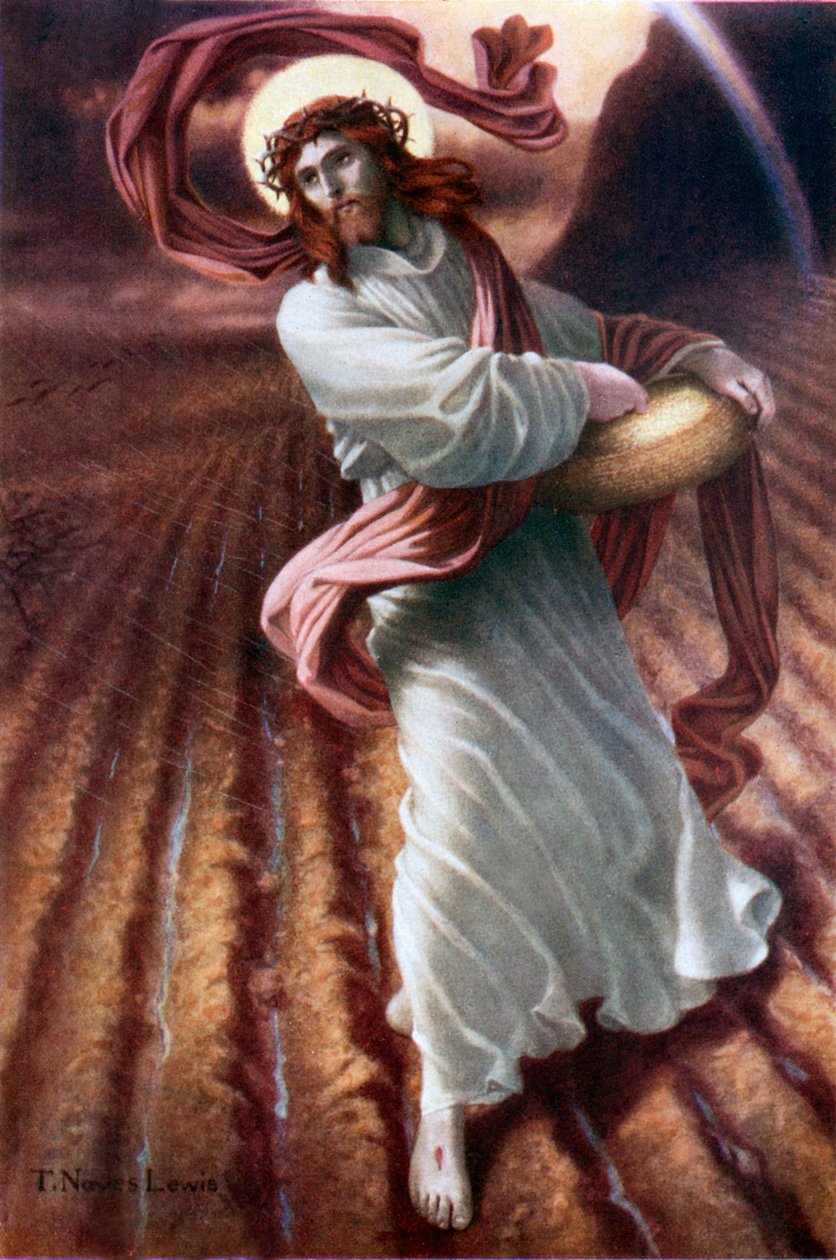 El Sembrador (litografía en color) de Thomas Noyes-Lewis