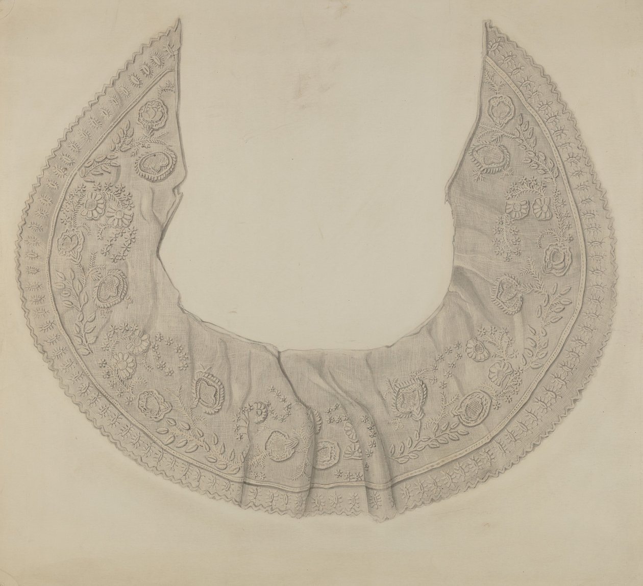Cuello de Encaje Bordado de Thomas O