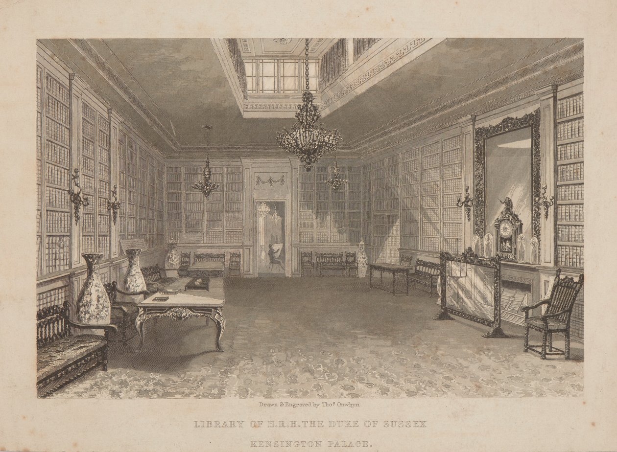 La Biblioteca de Sussex de Thomas Onwhyn