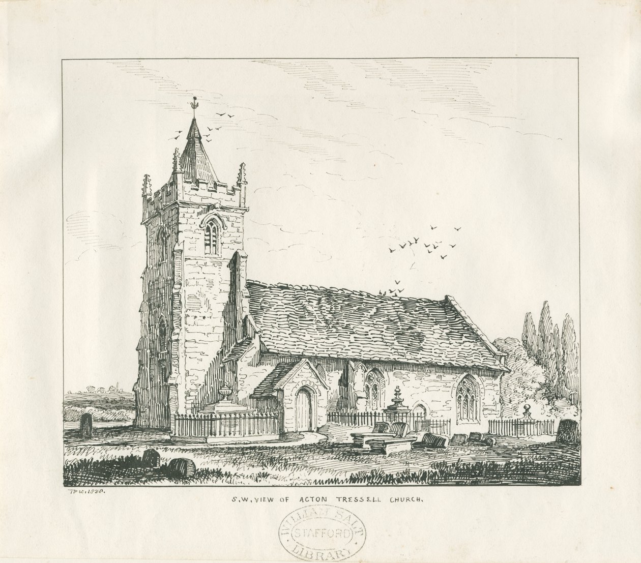 Iglesia de Acton Trussell de Thomas Peploe Wood