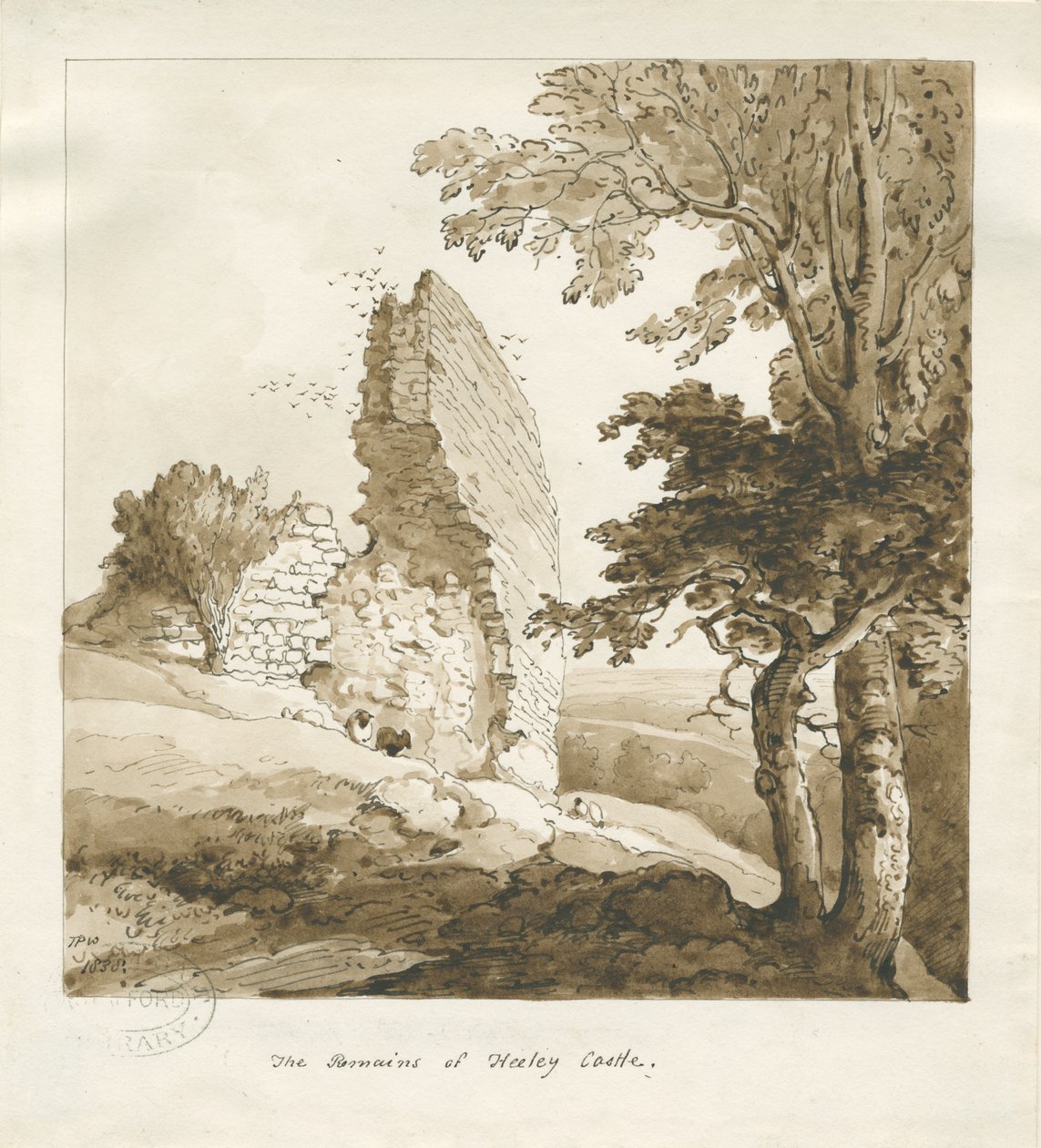 Audley - Castillo de Heeley de Thomas Peploe Wood