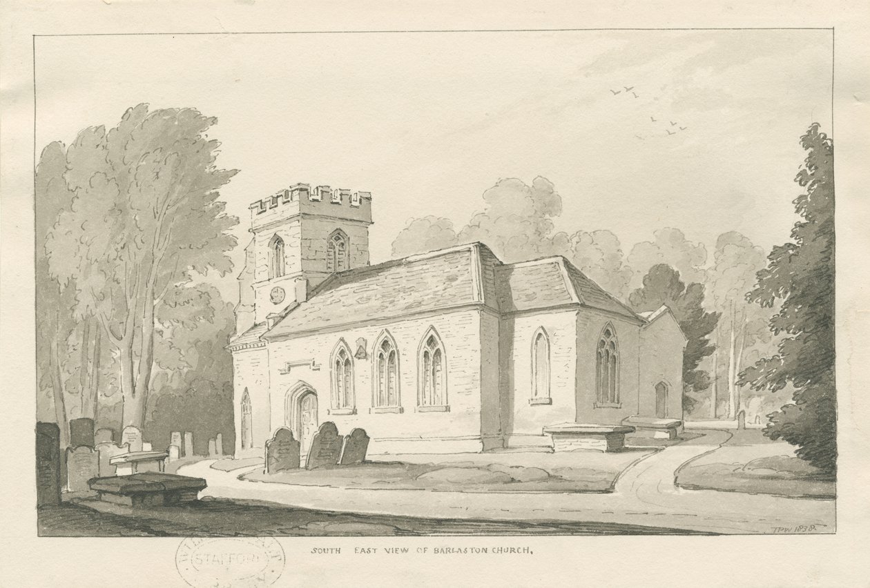 Iglesia de Barlaston de Thomas Peploe Wood