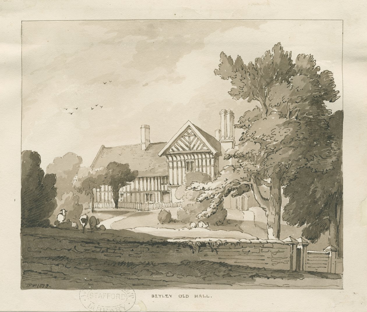 Betley Old Hall de Thomas Peploe Wood