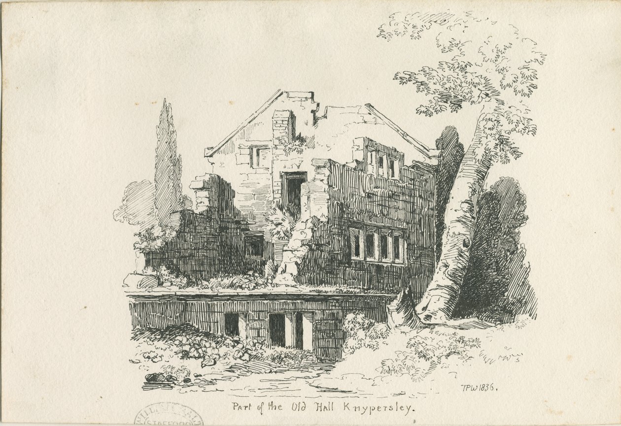 Biddulph - Knypersley Hall [antiguo] de Thomas Peploe Wood