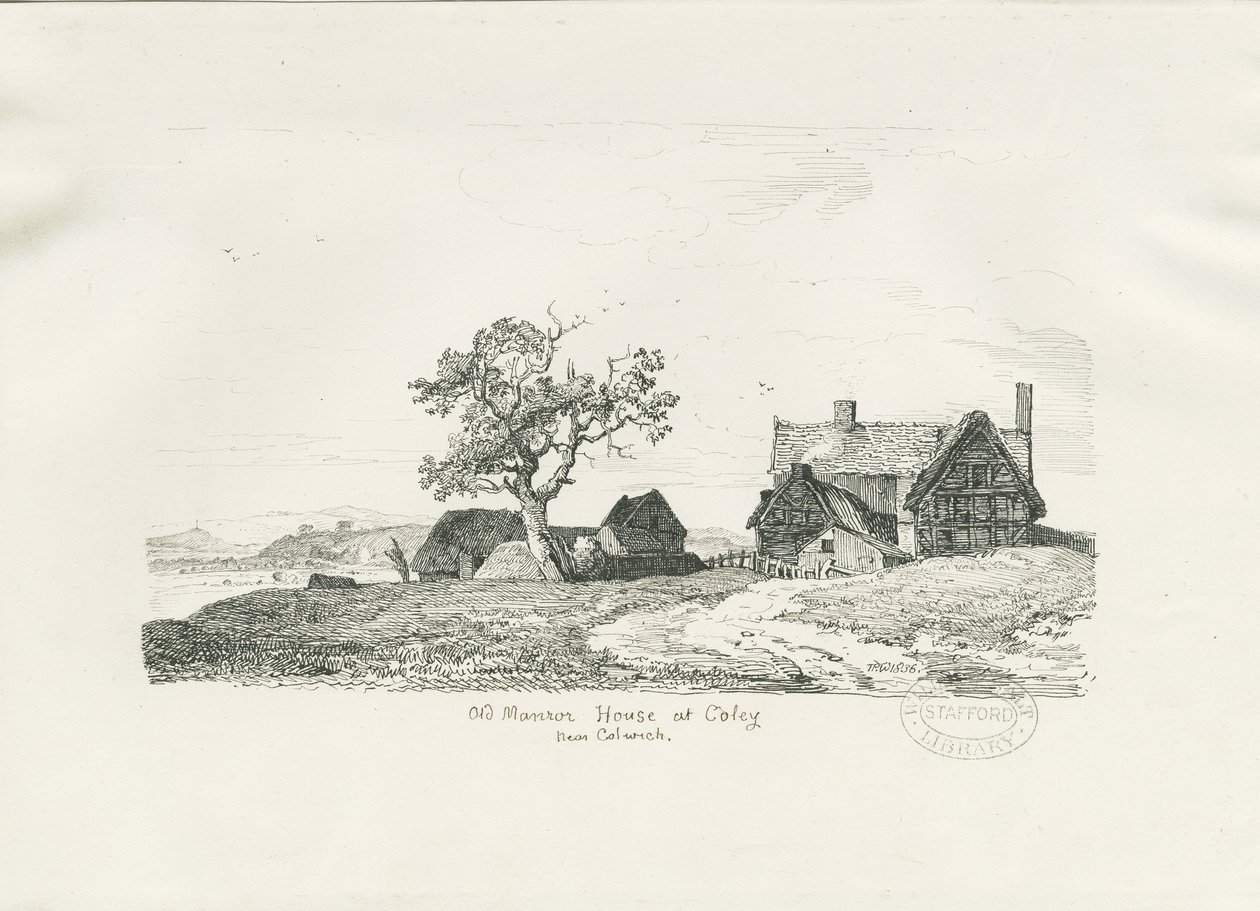 Colwich - Casa Solariega Antigua en Coley de Thomas Peploe Wood