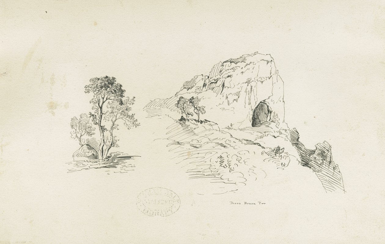 Dovedale - Paisaje de Thomas Peploe Wood