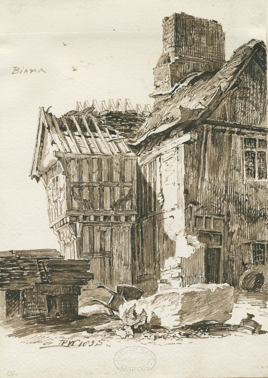 Eccleshall - Salón Biana, 1835 de Thomas Peploe Wood