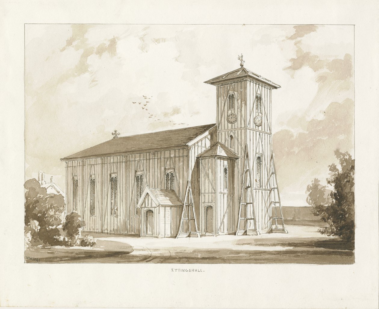 Iglesia de Ettingshall de Thomas Peploe Wood