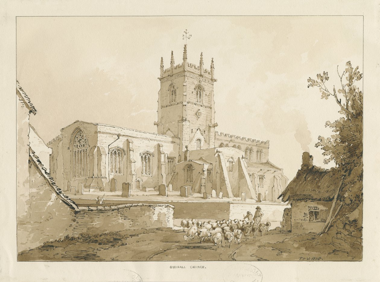 Iglesia de Gnosall de Thomas Peploe Wood