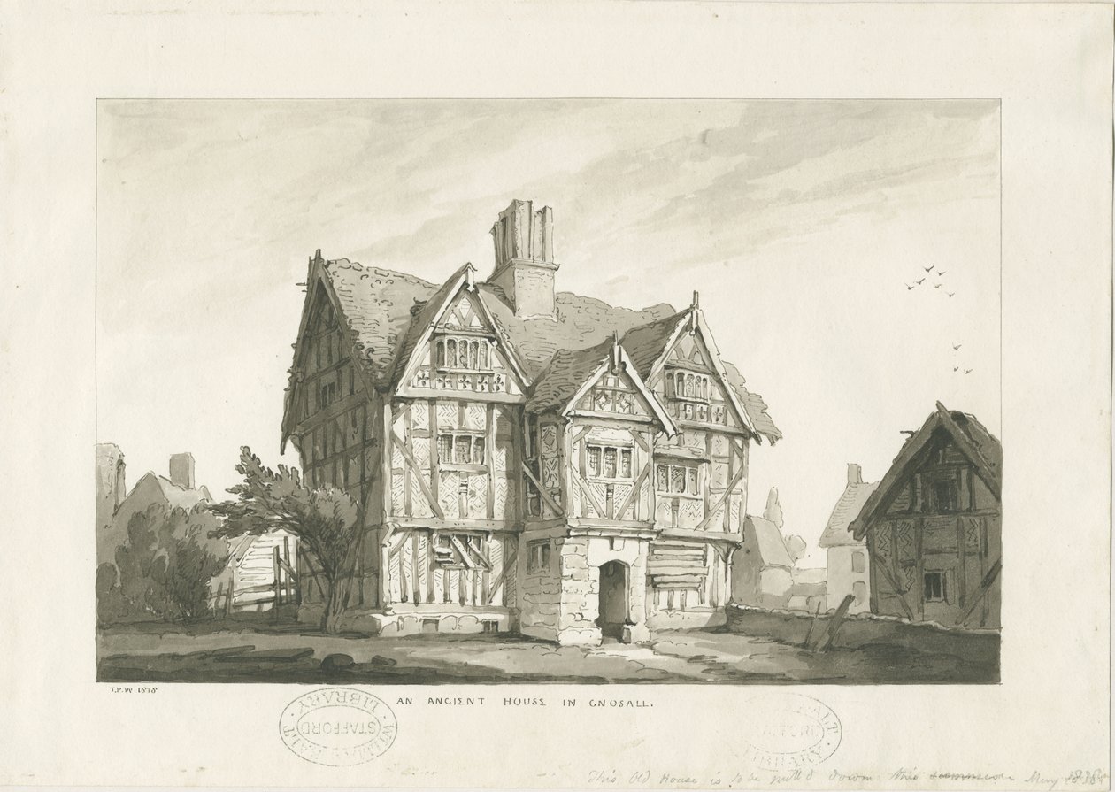 Pueblo de Gnosall - Casa Antigua de Thomas Peploe Wood