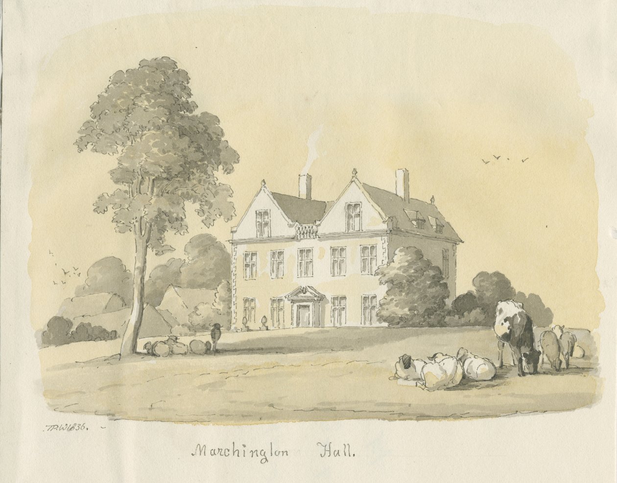 Marchington Hall de Thomas Peploe Wood