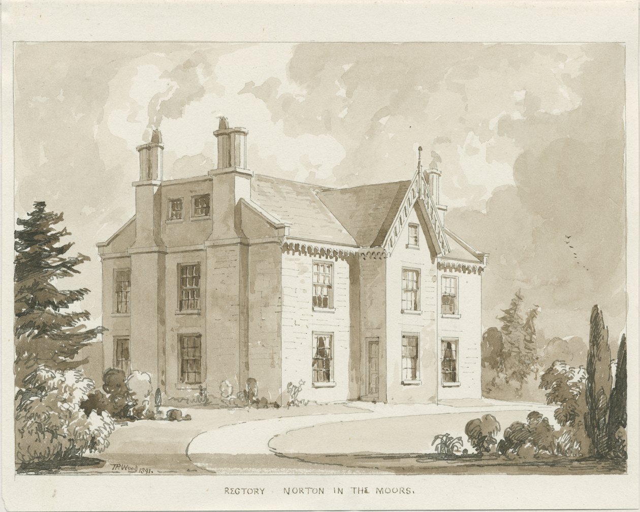 Norton-in-the-Moors Rectory de Thomas Peploe Wood