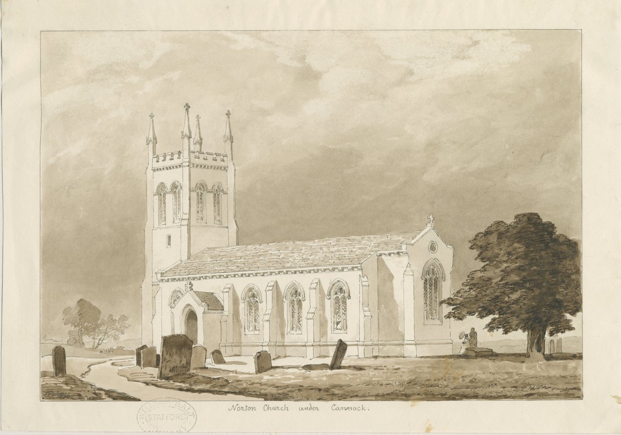 Iglesia de Norton Canes de Thomas Peploe Wood