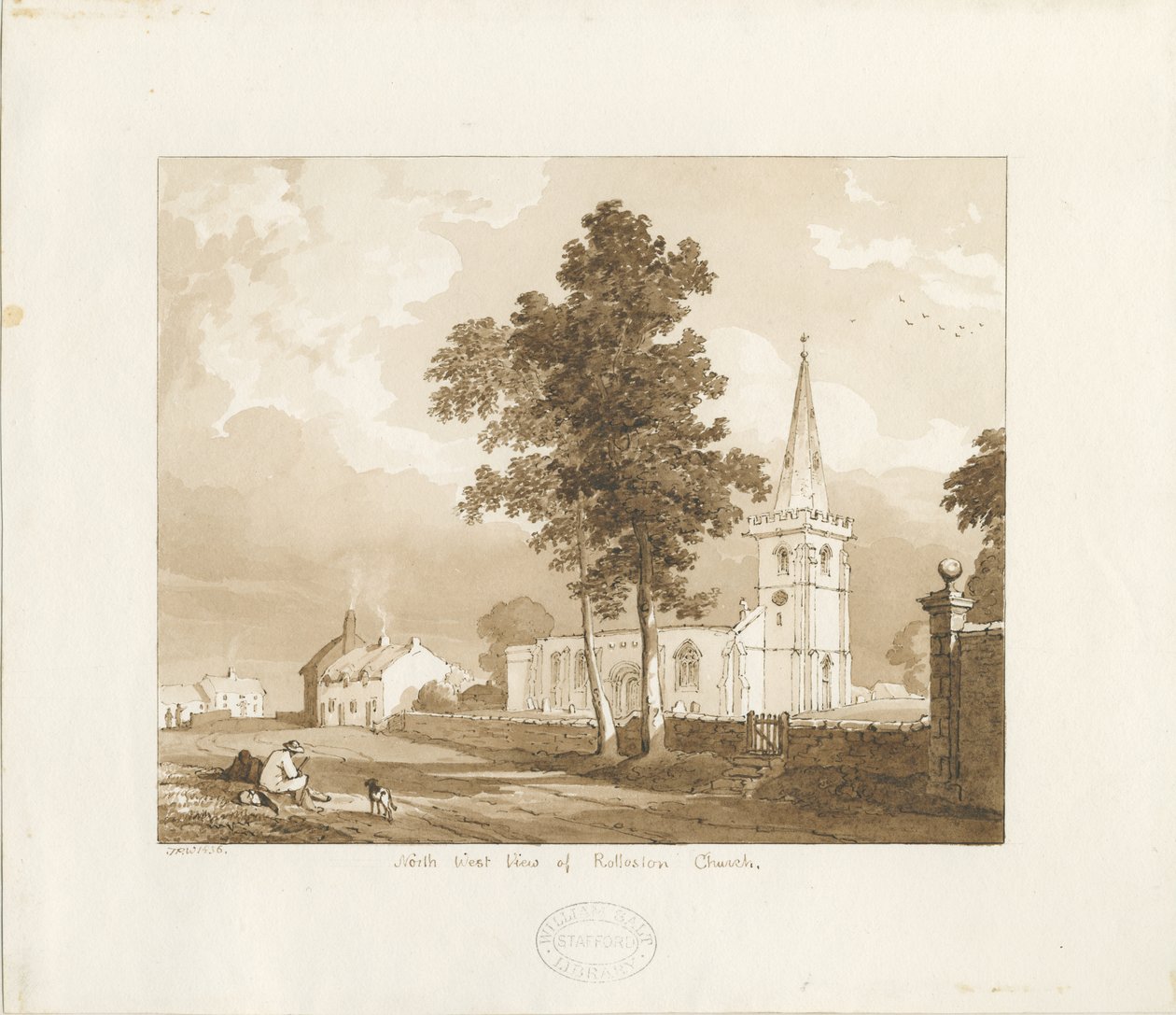 Iglesia de Rolleston de Thomas Peploe Wood