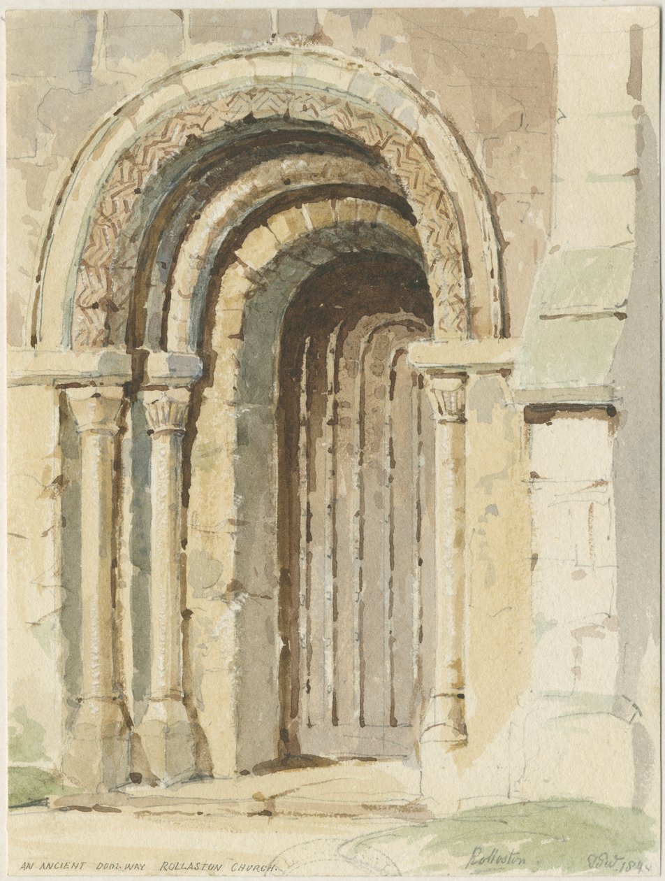 Iglesia de Rolleston de Thomas Peploe Wood