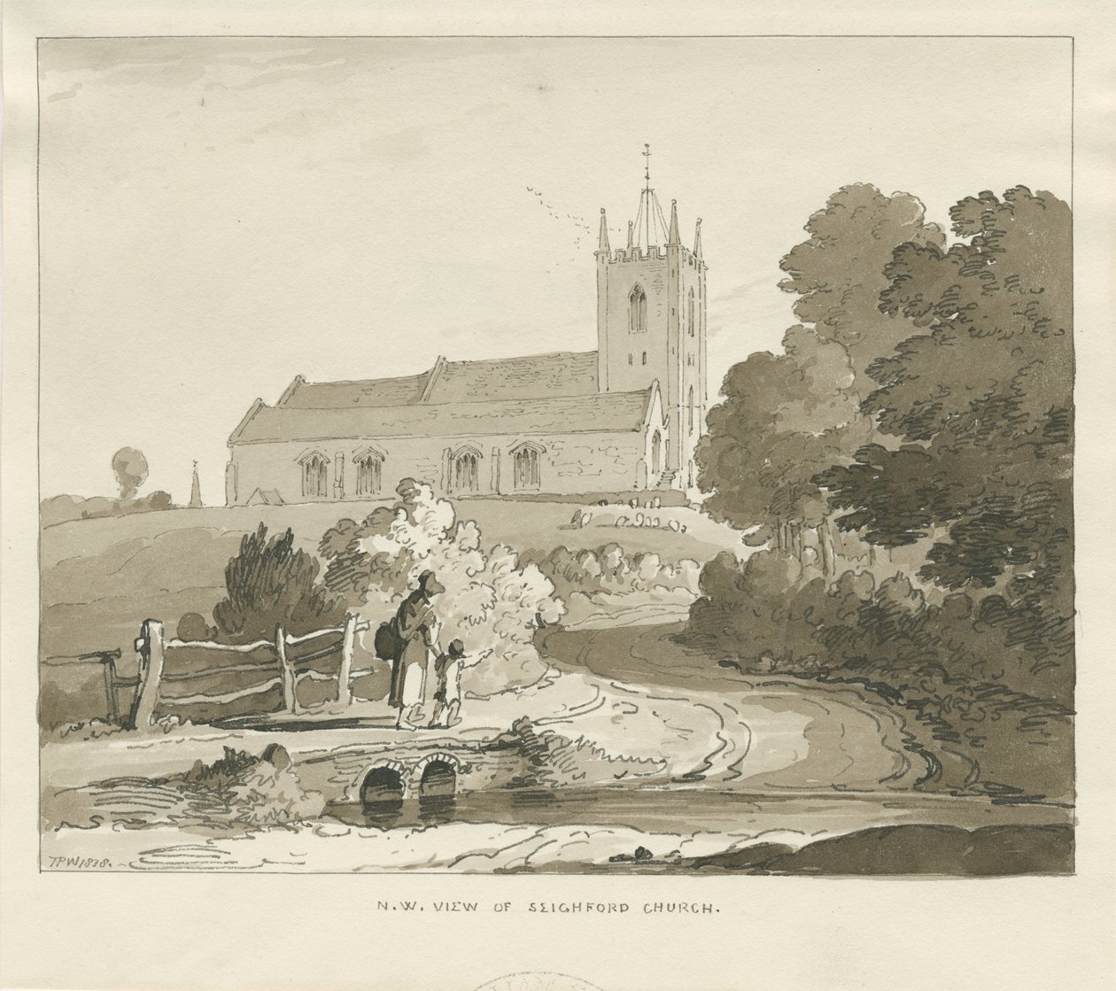 Iglesia de Seighford de Thomas Peploe Wood