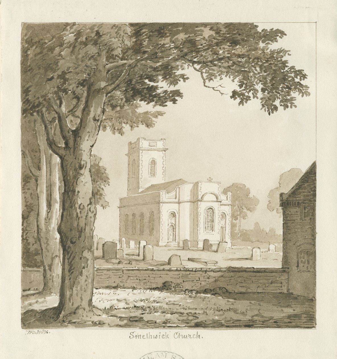 Iglesia de Smethwick, 1836 de Thomas Peploe Wood