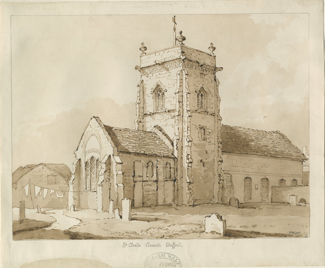 Stafford - Iglesia de St. Chad de Thomas Peploe Wood