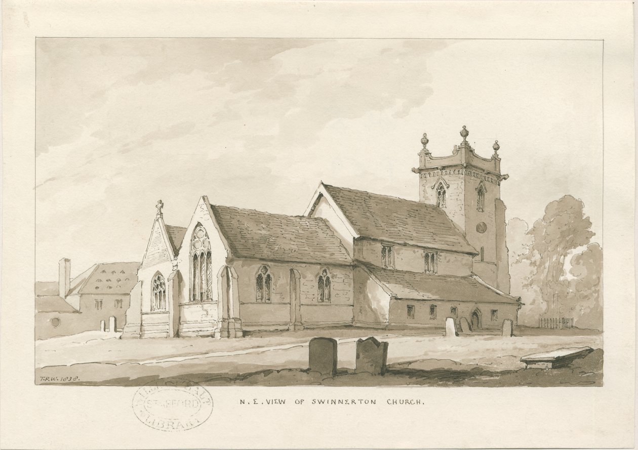 Iglesia de Swynnerton de Thomas Peploe Wood