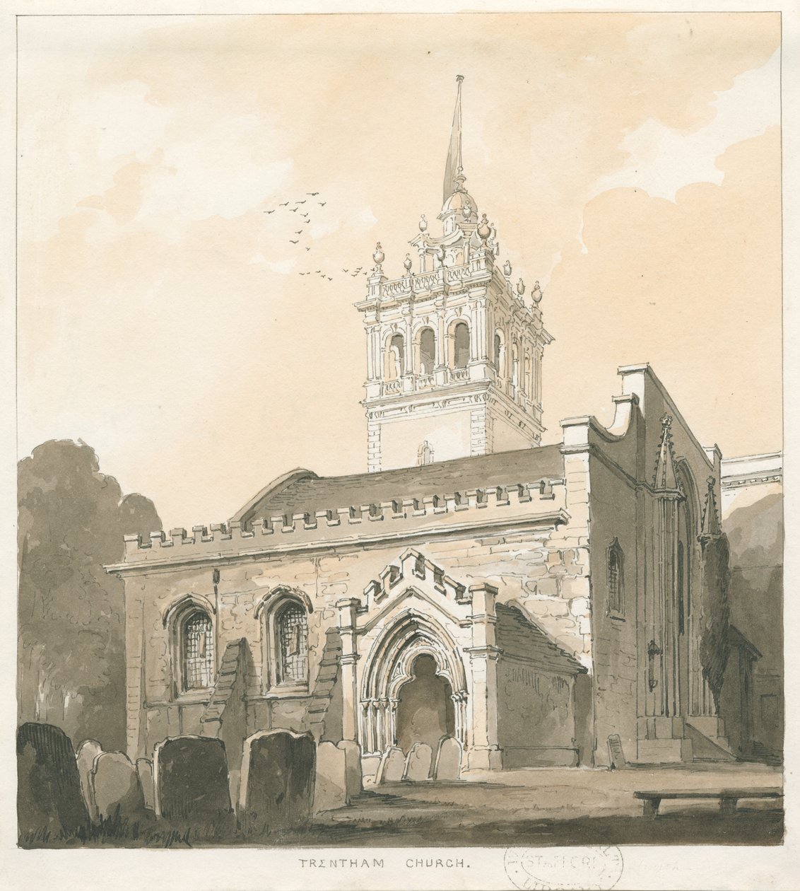 Iglesia de Trentham de Thomas Peploe Wood