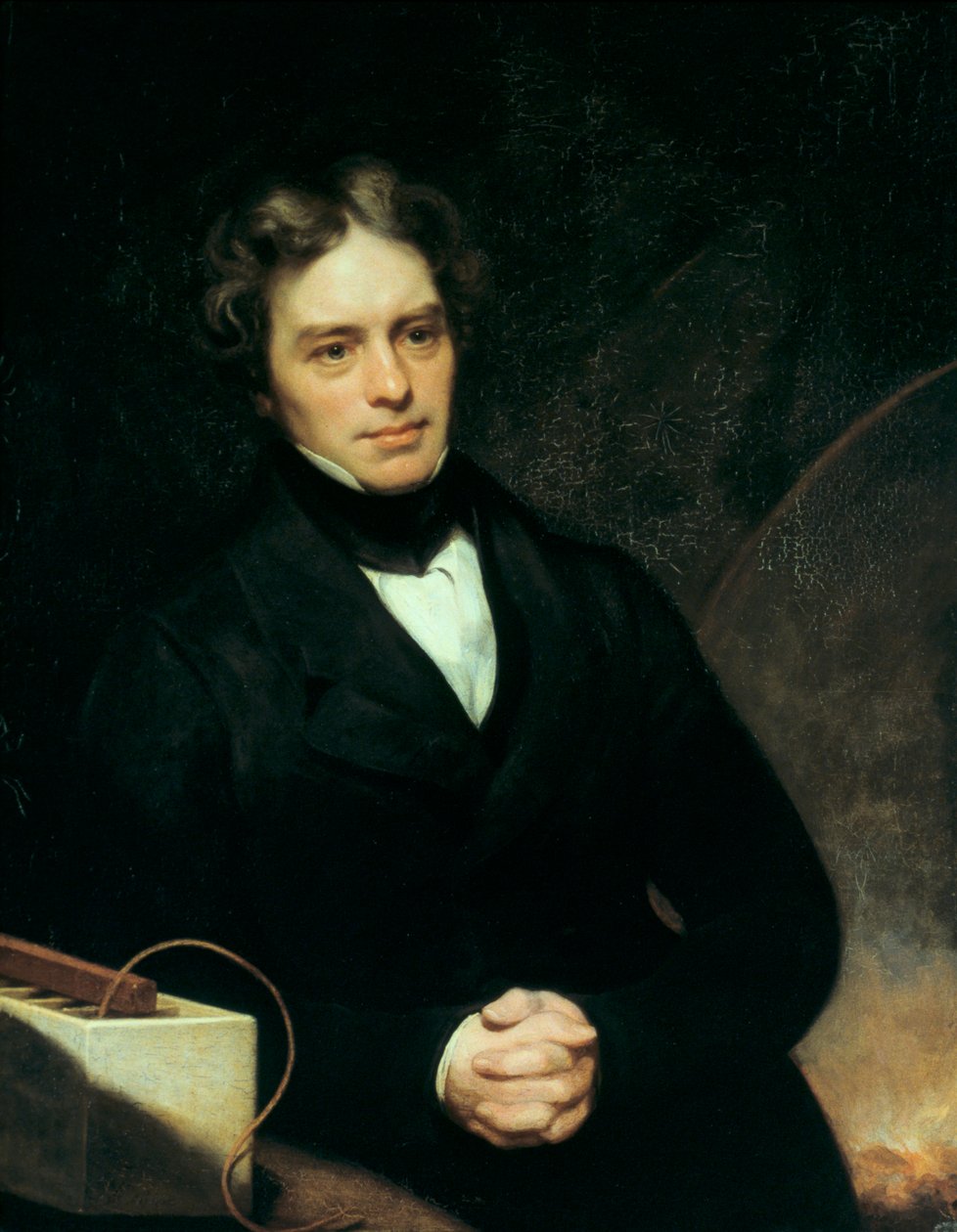 Michael Faraday, químico y físico inglés, 1842 de Thomas Phillips