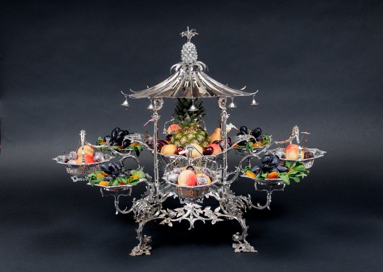 Epergne de chinoiserie de Thomas Pitts