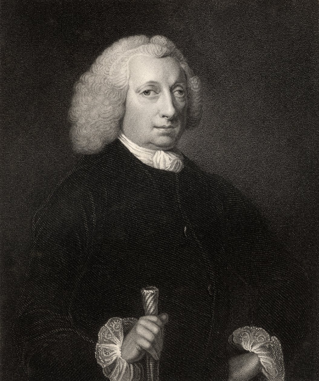 John Huxham, grabado por J. Jenkins, de 