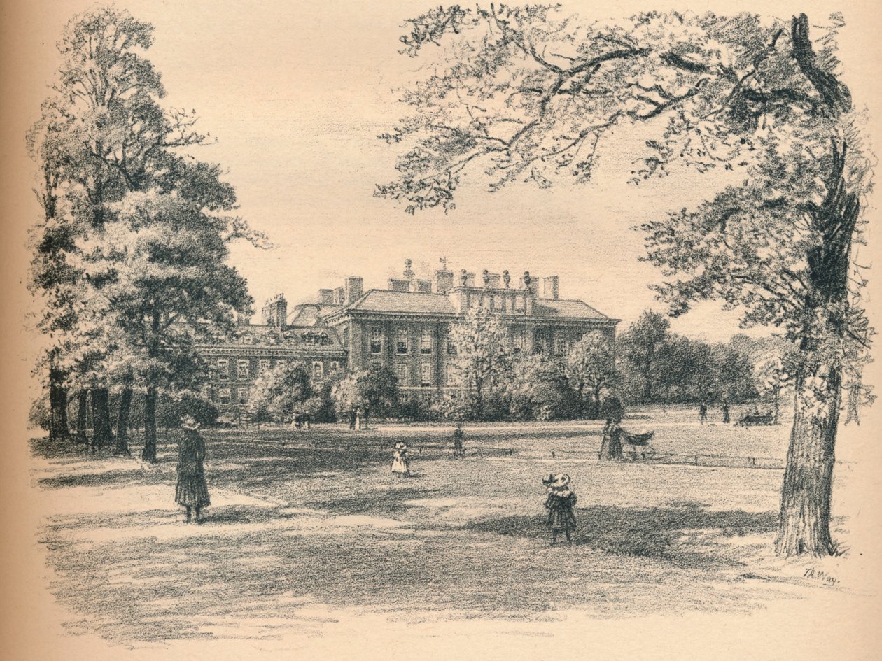 Frente sur del Palacio de Kensington de Thomas Robert Way