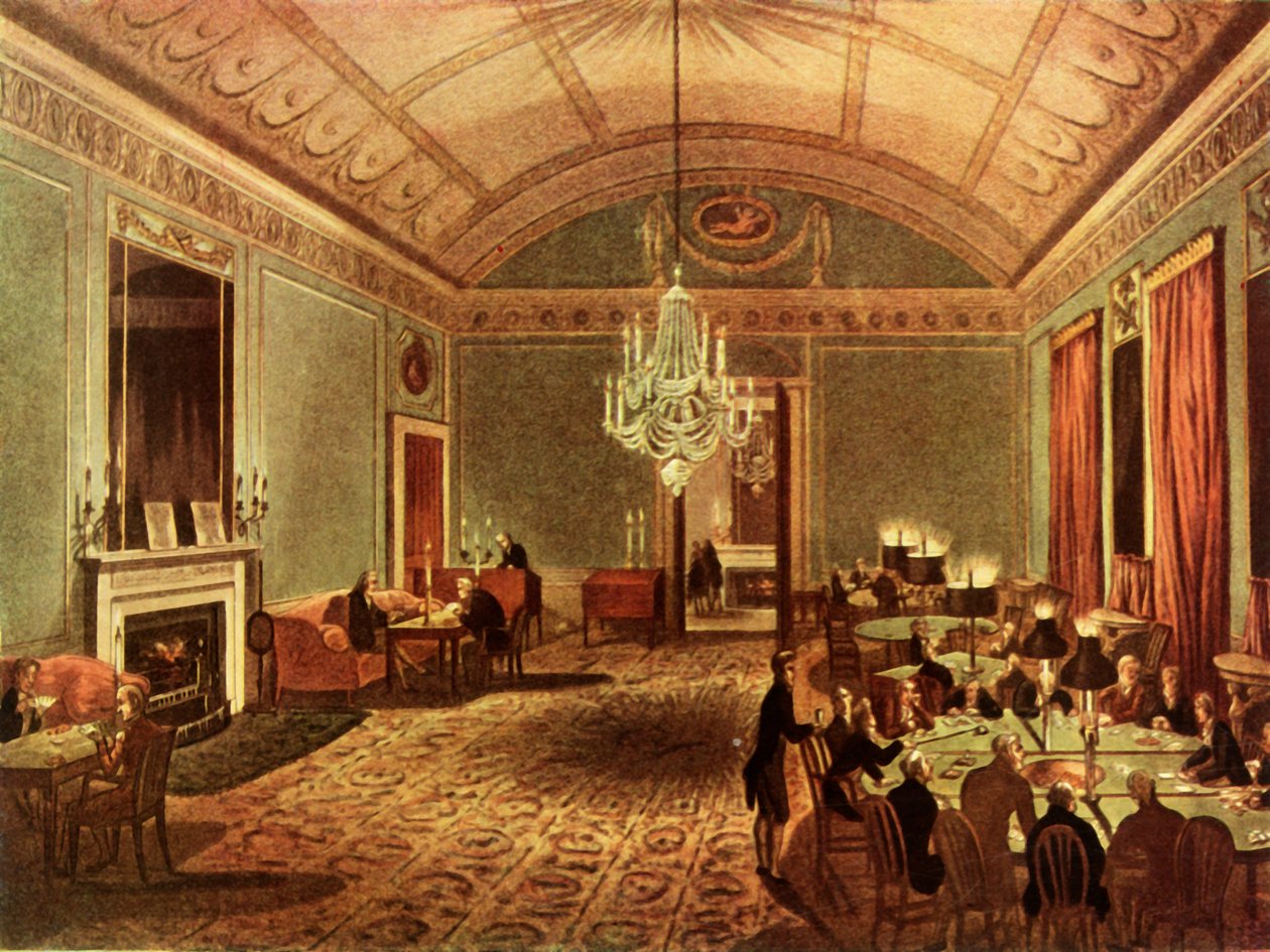 La gran sala de suscripción en Brooks