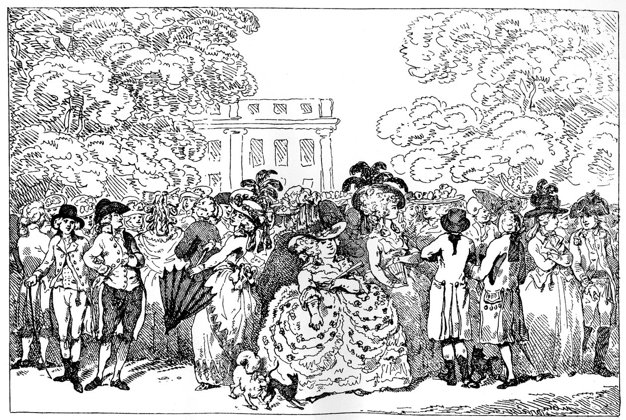1784, o las modas del día, 1784 de Thomas Rowlandson