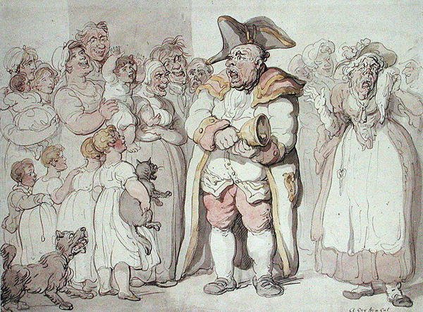Un grito por un gato de Thomas Rowlandson