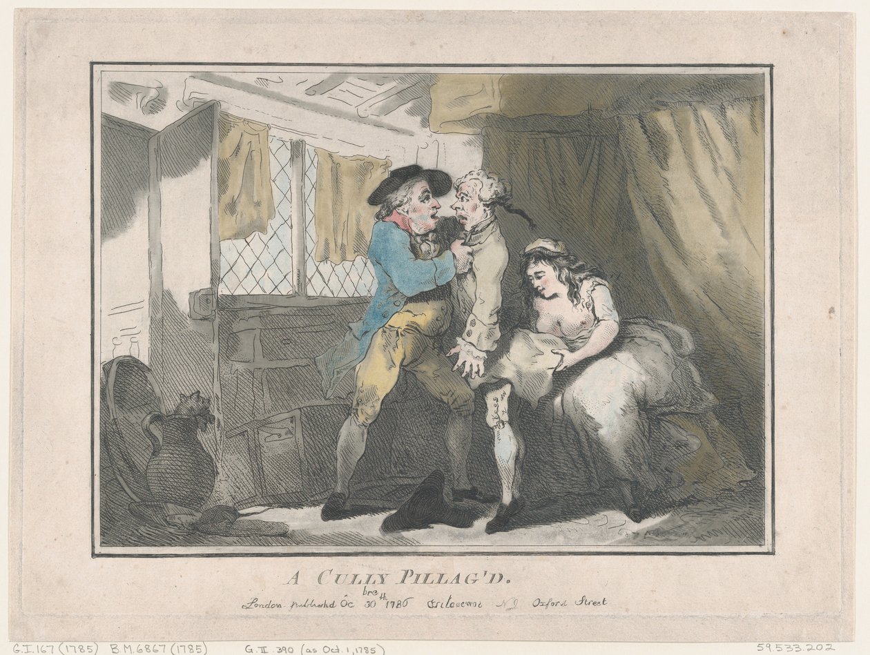 A Cully saqueado de Thomas Rowlandson