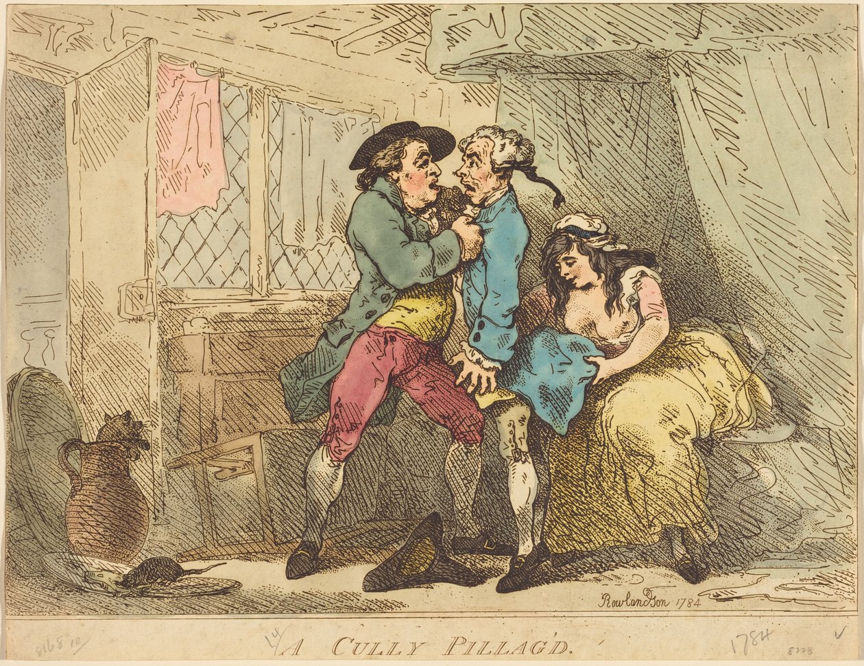 Un Cully saqueado de Thomas Rowlandson