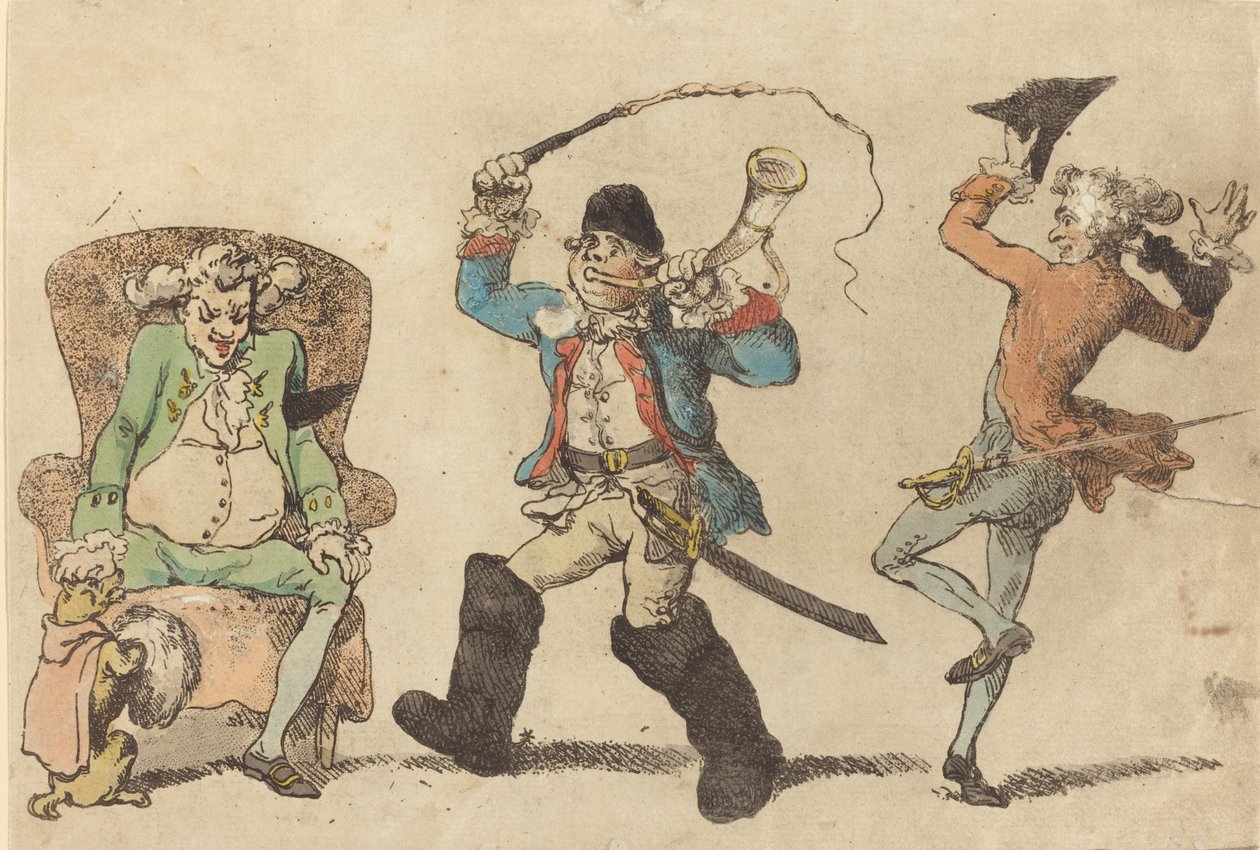 Un francés en noviembre, 1788 de Thomas Rowlandson