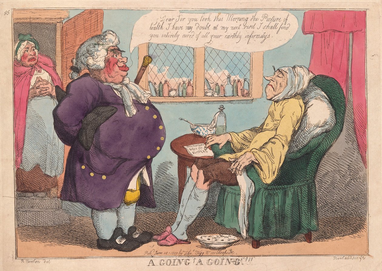 ¡Se Va, Se Va! de Thomas Rowlandson