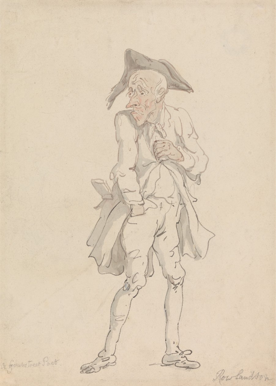 Un poeta de Grub Street de Thomas Rowlandson