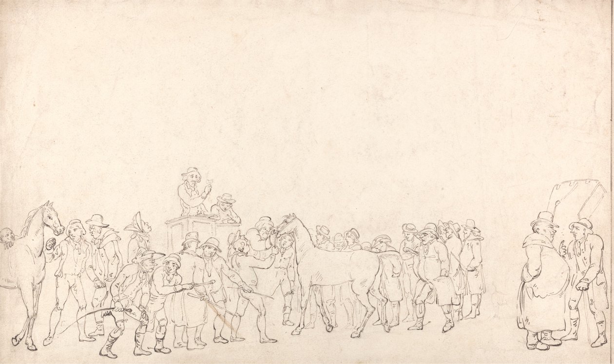Una subasta de caballos en el «Hopkins