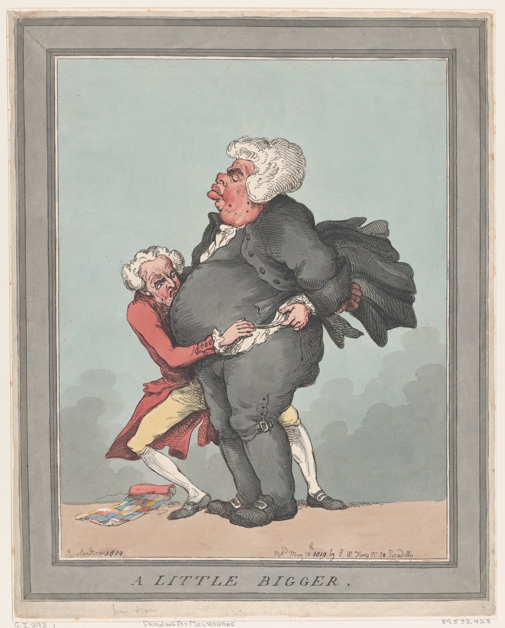 Un poco más grande, 18 de mayo de 1819 de Thomas Rowlandson